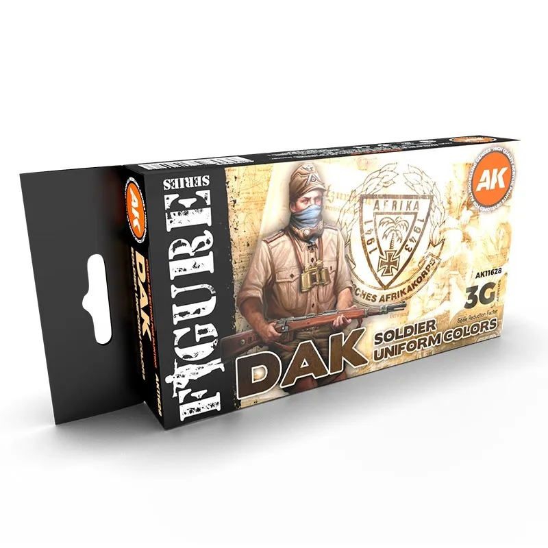 3rd Gen Acrylics Figure Set DAK Soldier Uniform Colours