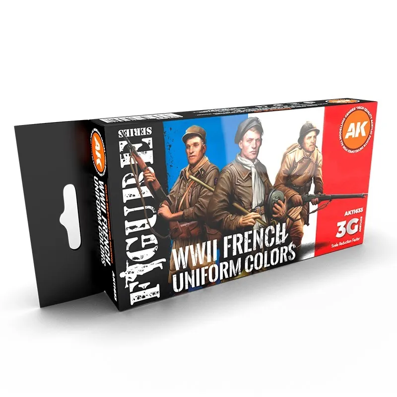 3rd Gen Acrylics Figure Set French Uniform Colours