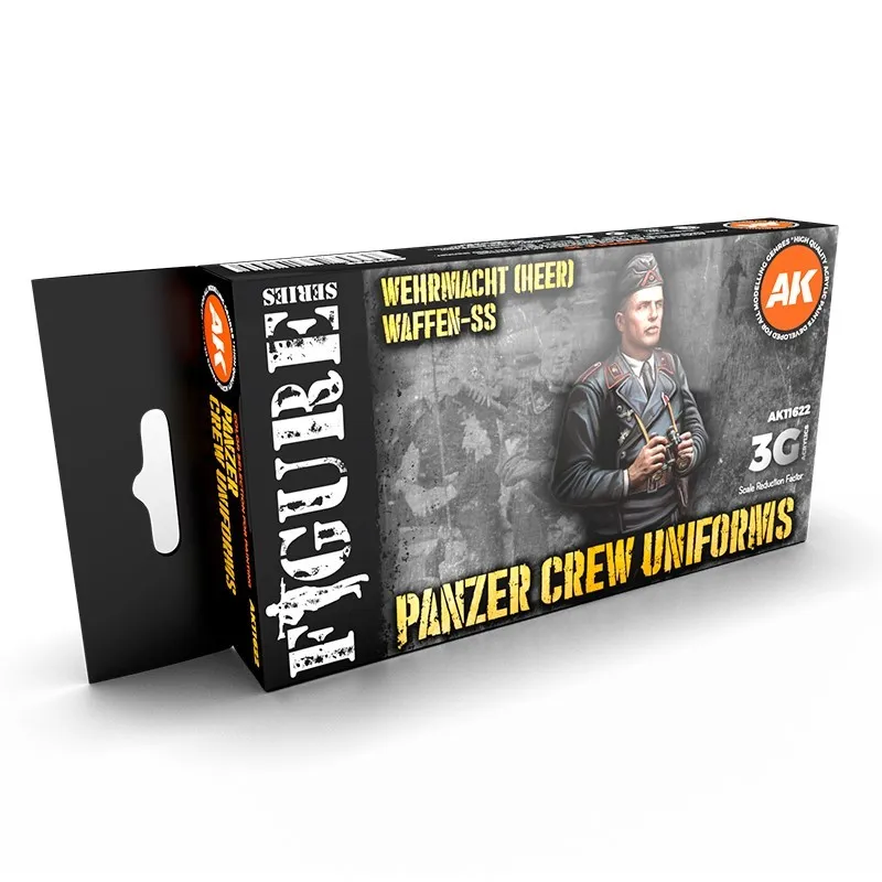 3rd Gen Acrylics Figure Set Panzer Crew Black Uniforms