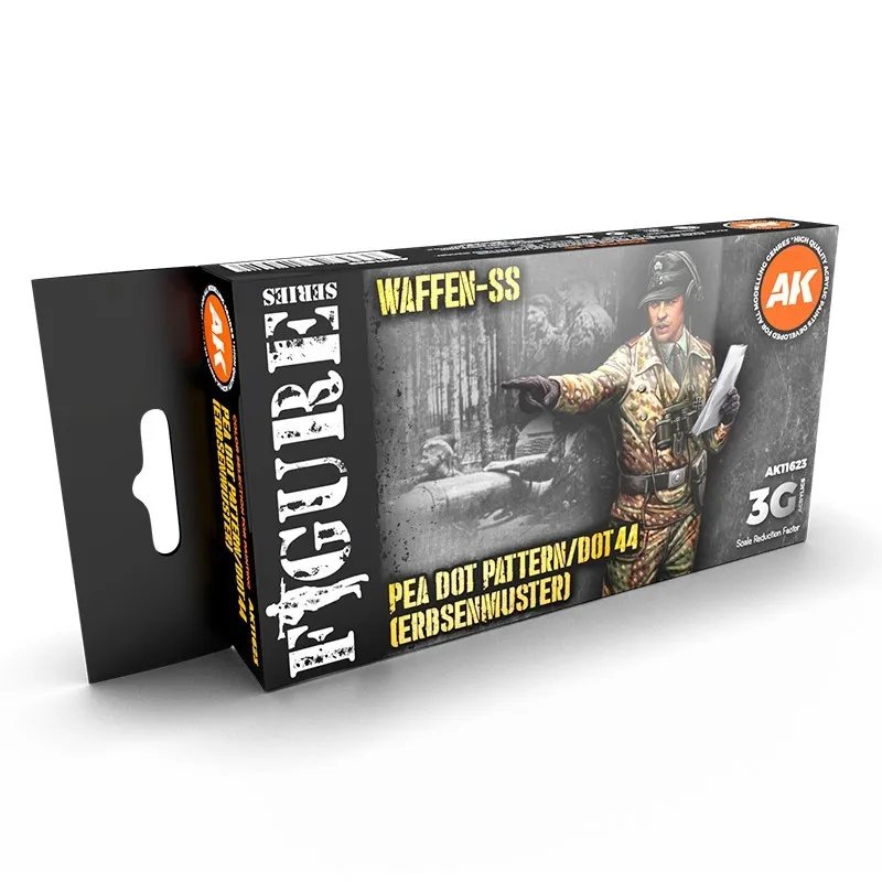3rd Gen Acrylics Figure Set Waffen SS 44 Dot Uniform Colours