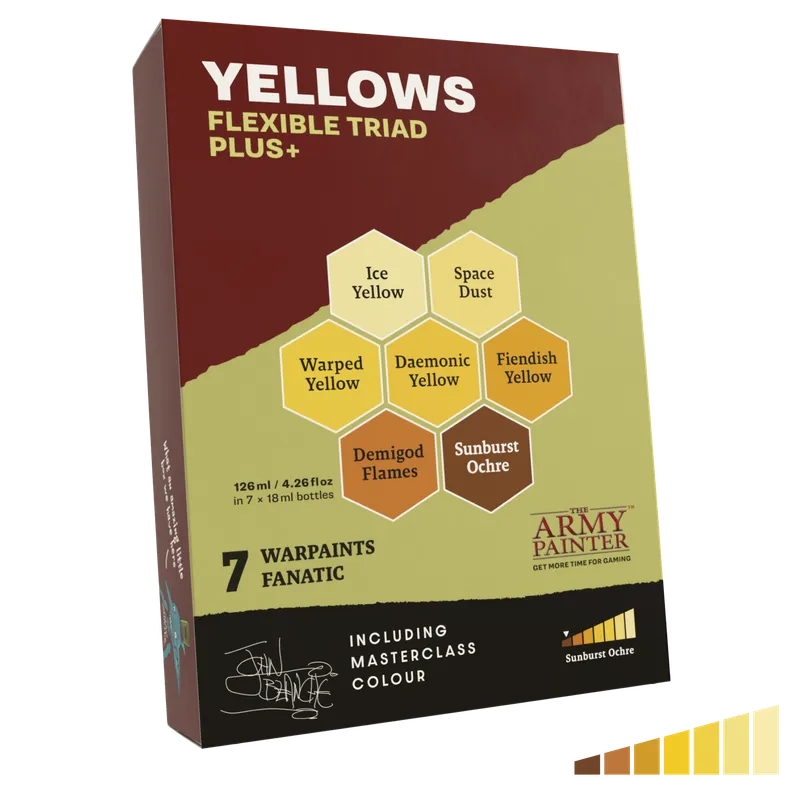 Flexible Triad PLUS+: Yellows Paint Set