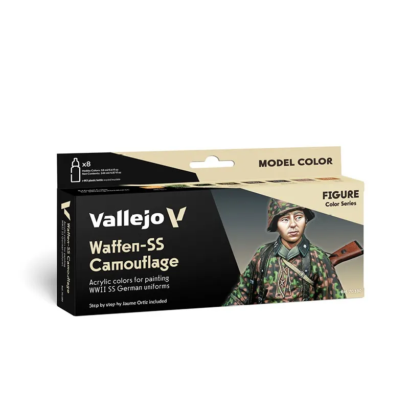 Model Color Set - Waffen SS Camouflage Paint Set