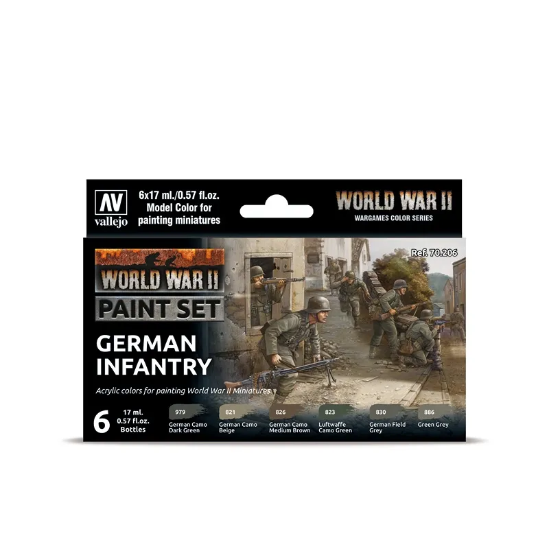 Model Color Set - WWII German Infantry