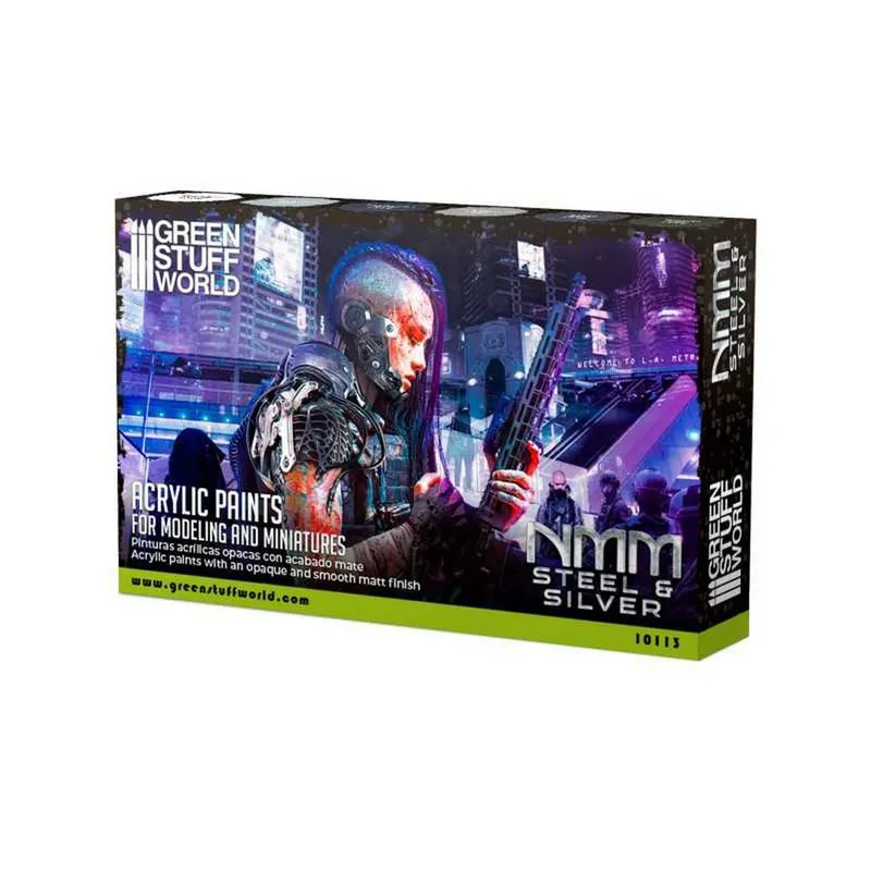 Paint Set - NMM Steel and Silver