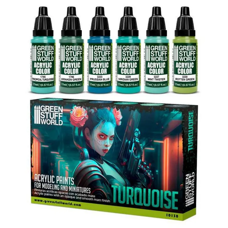 Paint Set: Turquoise