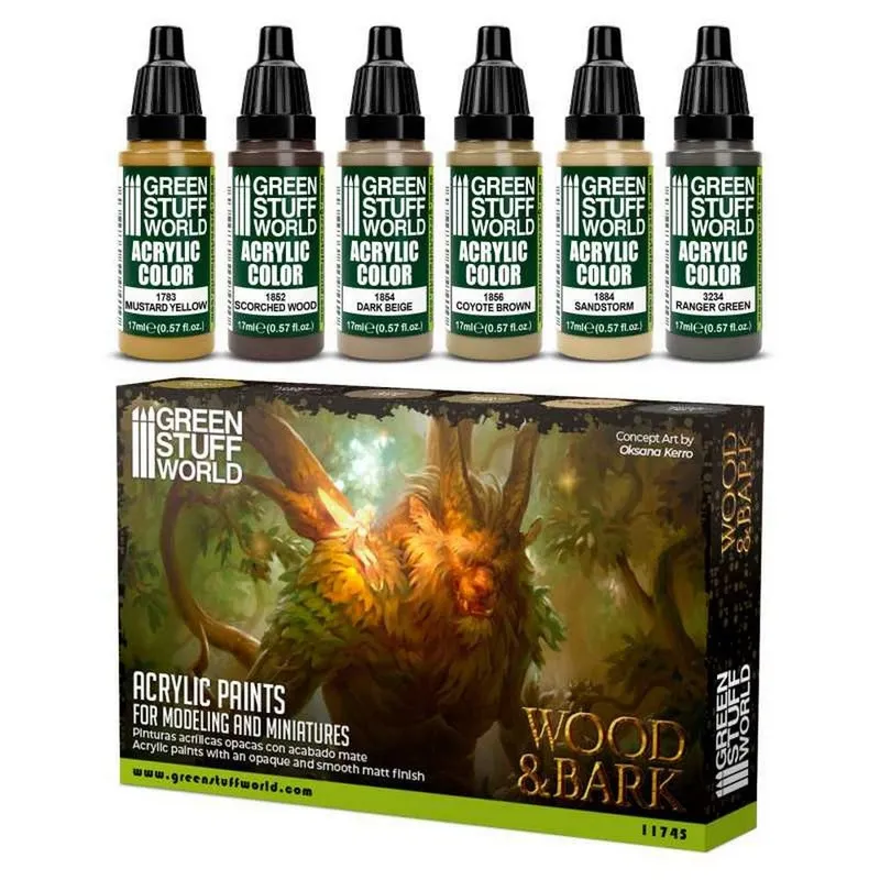 Paint Set: Wood 'n' Bark