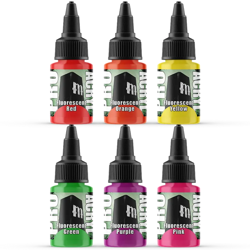 Pro Acryl Fluorescents Set
