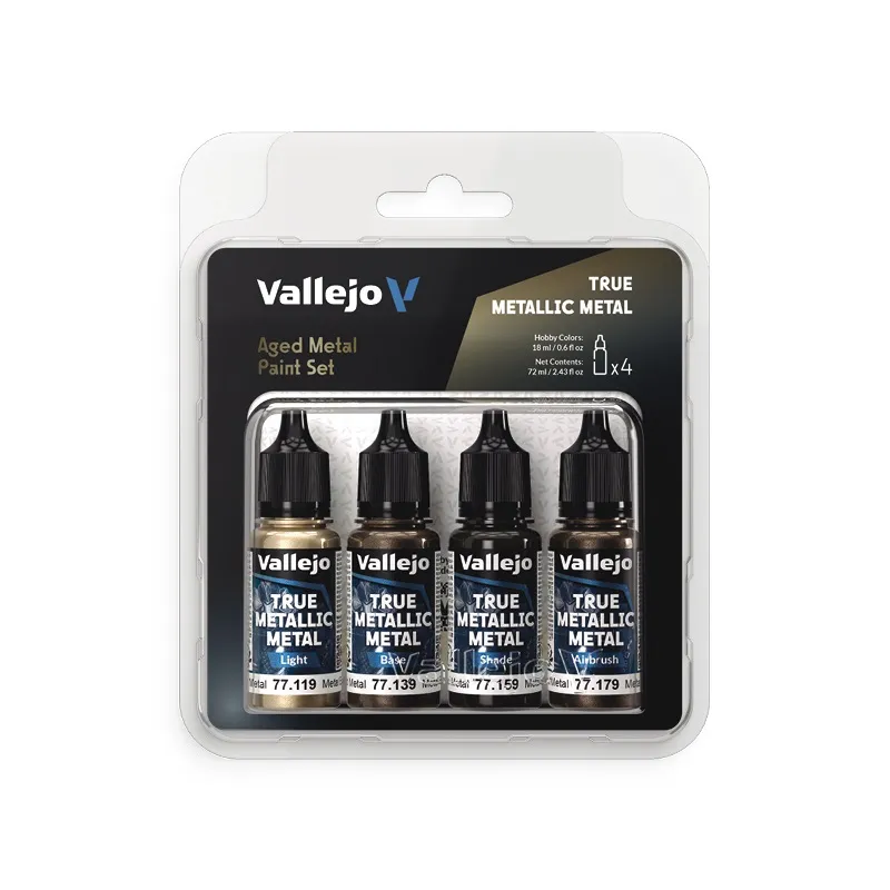 True Metallic Metal TMM Paint Set - Aged Metal