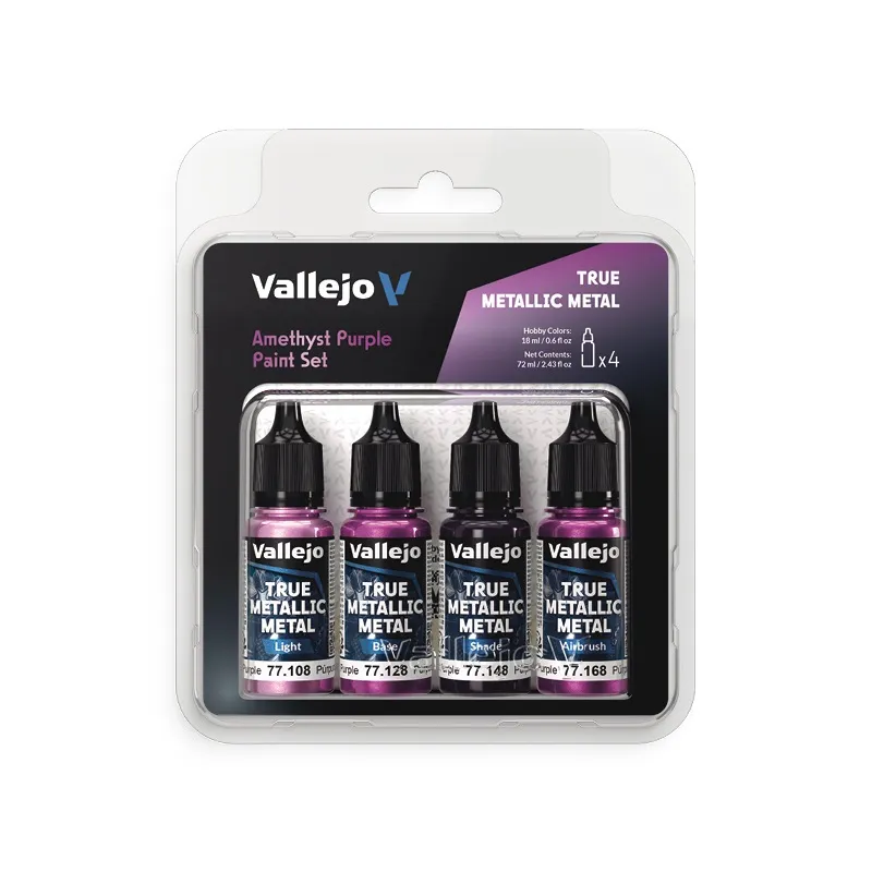 True Metallic Metal TMM Paint Set - Amethyst Purple