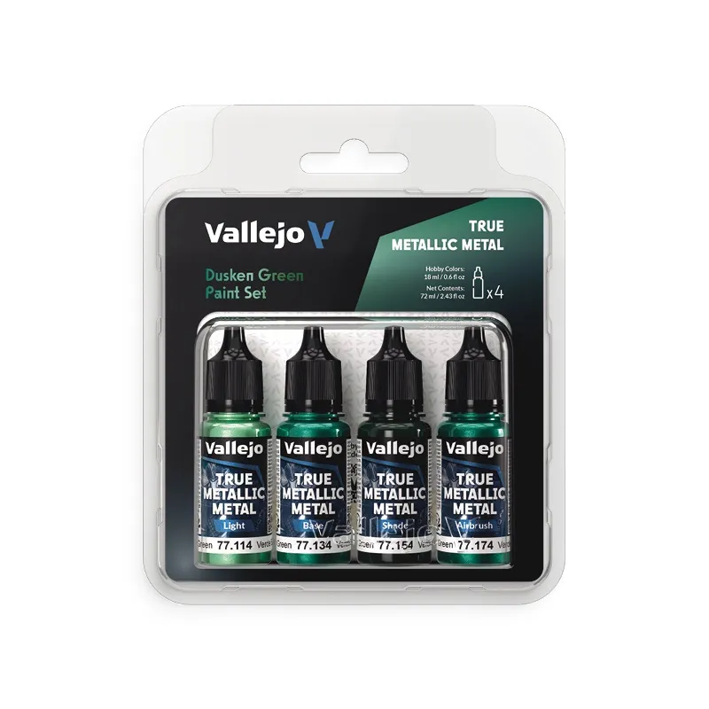 True Metallic Metal TMM Paint Set - Dusken Green