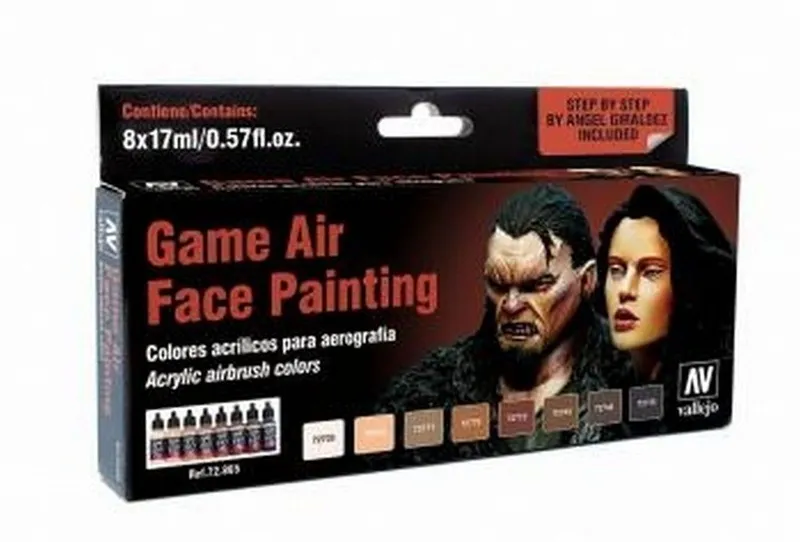 Vallejo Game Air - Face Painting Set (Male & Female)