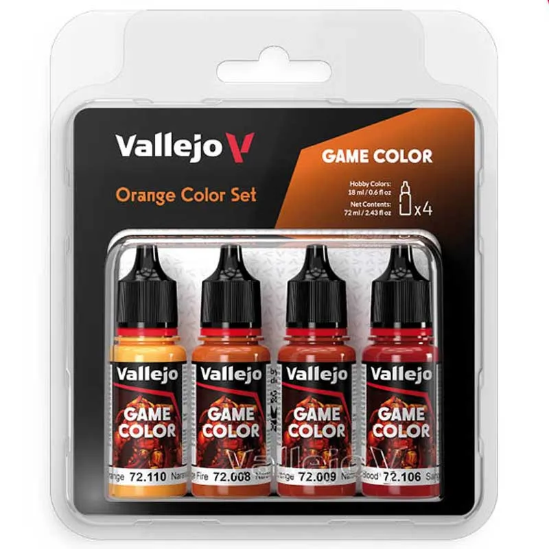 Vallejo Game Color - Orange Set (x4)