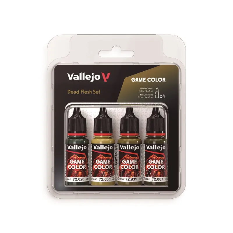 Vallejo Game Color Set - Dead Flesh Colours