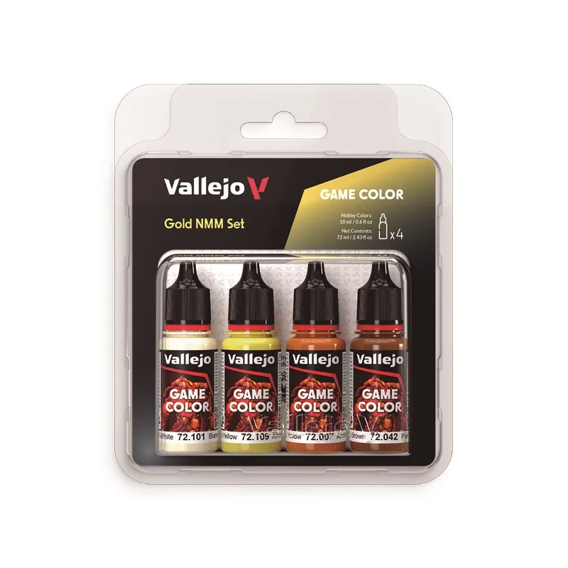 Vallejo Game Color Set - Gold NMM Colours