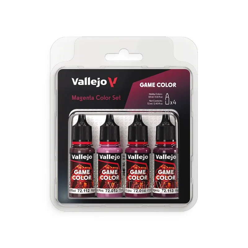 Vallejo Game Color Set - Magenta Colours