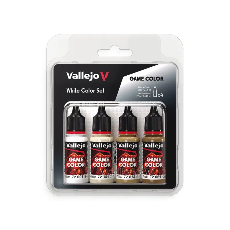 Vallejo Game Color Set - White Colours