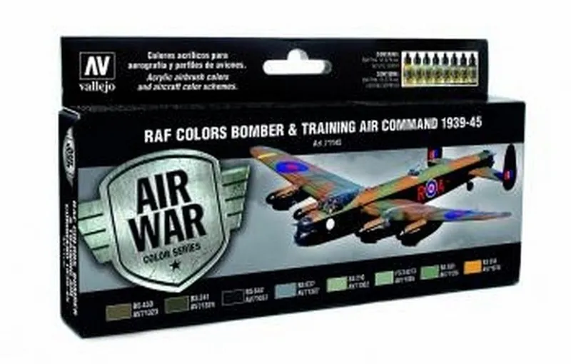 Vallejo Model Air - RAF & FAA Bomber Air C & T Air 1939 - 45 Set