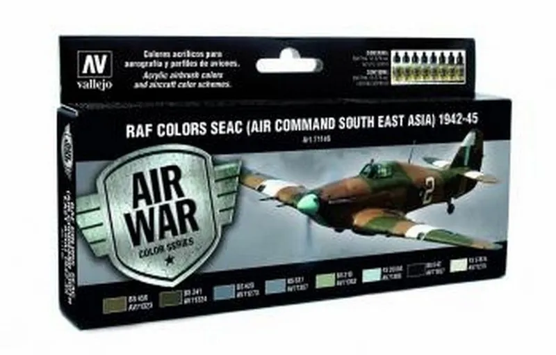 Vallejo Model Air - RAF & FAA SEAC 1942-45 Set