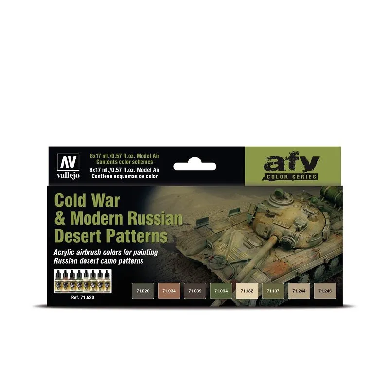 Vallejo Model Air Set - Cold War and Modern Russian Desert Patterns