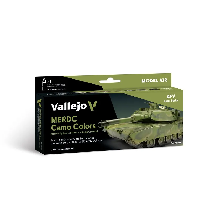 Vallejo Model Air Set - NATO MERDC Camo colours