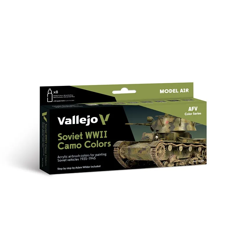 Vallejo Model Air Set - Soviet AFV WWII Camo colours