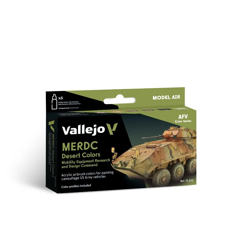Vallejo Model Air Set - US MERDC Desert Colors