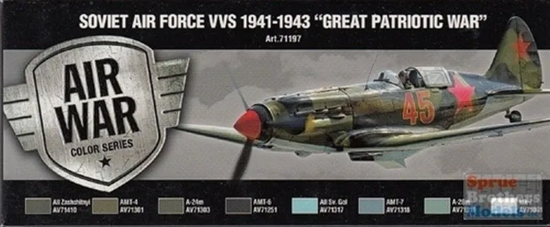 Vallejo Model Air - Soviet Air Force VVS 1941 - 1943 Set