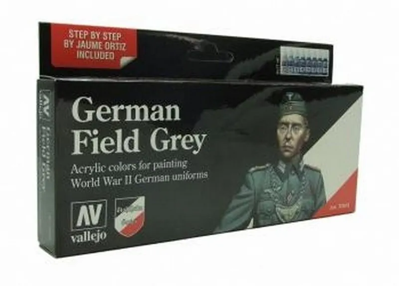 Vallejo Model Color - German Field Grey Uniform Set Set