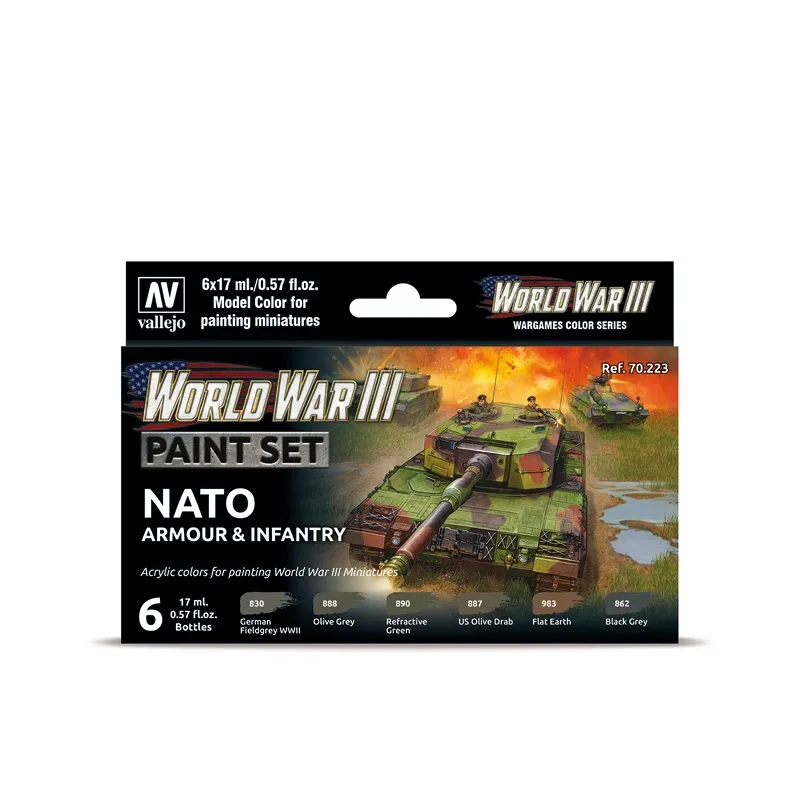Vallejo Model Color Set - WW3 Nato Armour & Infantry