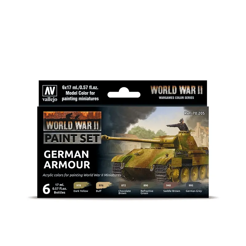 Vallejo Model Color Set - WWII German Armour
