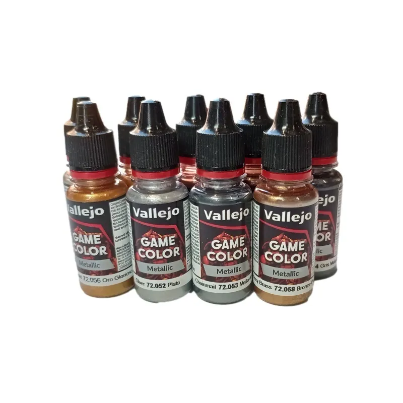Vallejo New Formula Game Color - All The Metallics