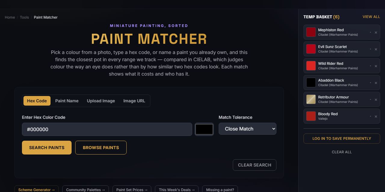 Paint Matcher — screenshot